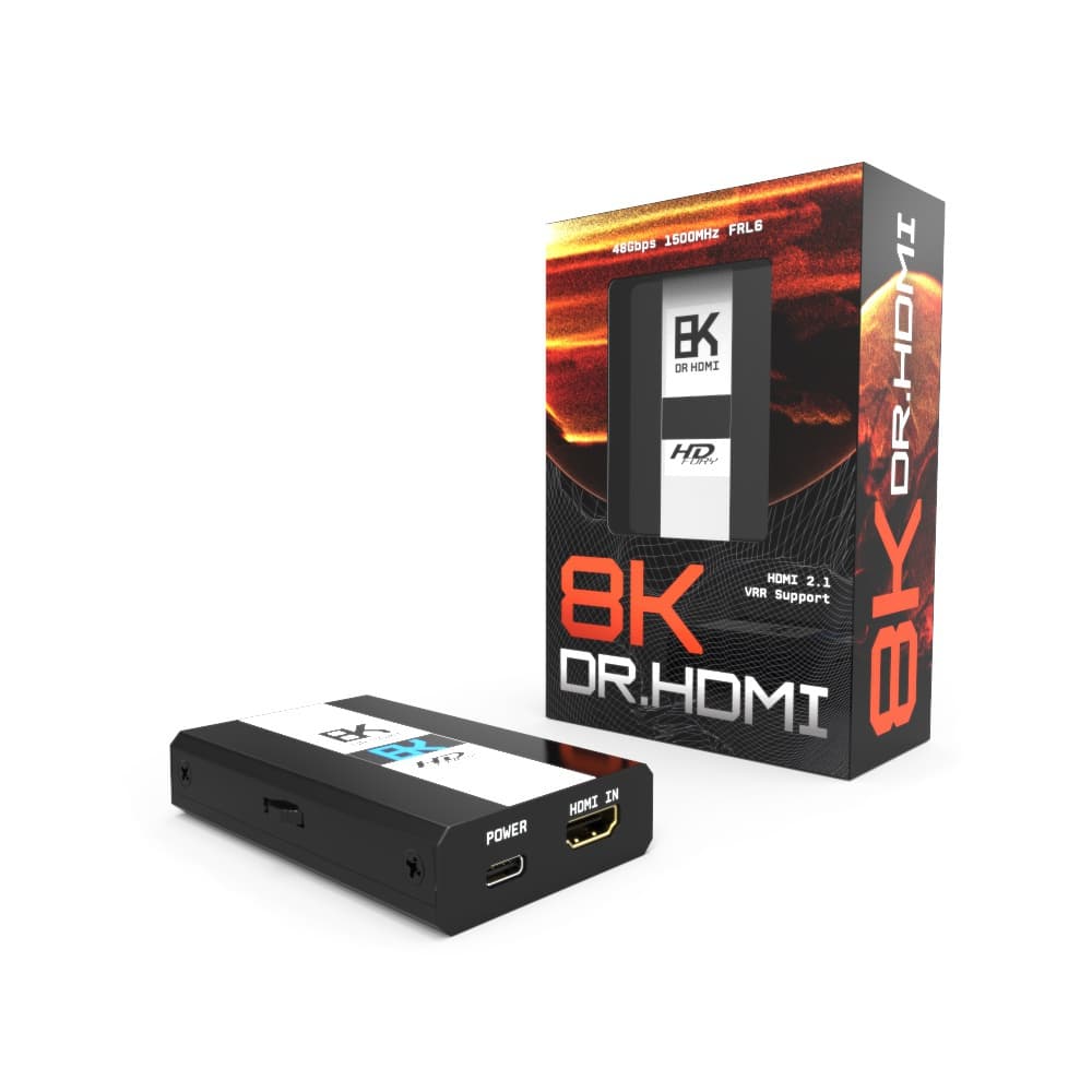 Dr.HDMI 8K(EDID信号保持機、EDID保持器、EDIDエミュレーター、プラグ