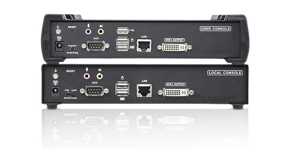 売店 <br>ATEN KE6940AiT DVI-Iデュアルディスプレイ IP-KVMトランスミッター インターネットアクセス デュアル電源  LAN対応 <br>